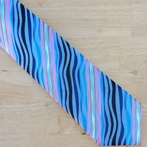 John Sparks Vibrant Multicolor Striped Men's Tie